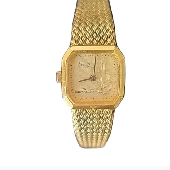 Wittnauer Accessories - Ladies GT Wittnauer 1970’s Angel Of Lighting Watch Gold Tone Need New Battery